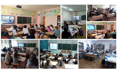 В Красноярской школе прошли мероприятия по вопросам безопасного поведения в зимний период вблизи водоемов и на льду